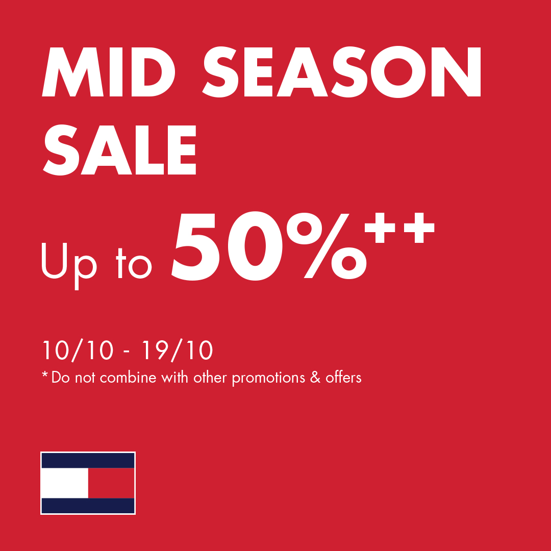 TOMMY HILFIGER MID SEASON SALE