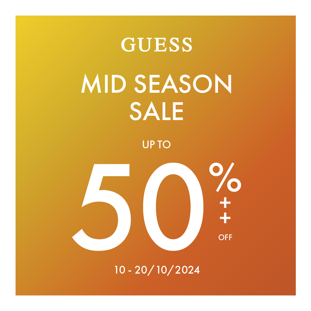 GUESS - MID SEASON SALE UP TO 50%++ MANY ITEMS