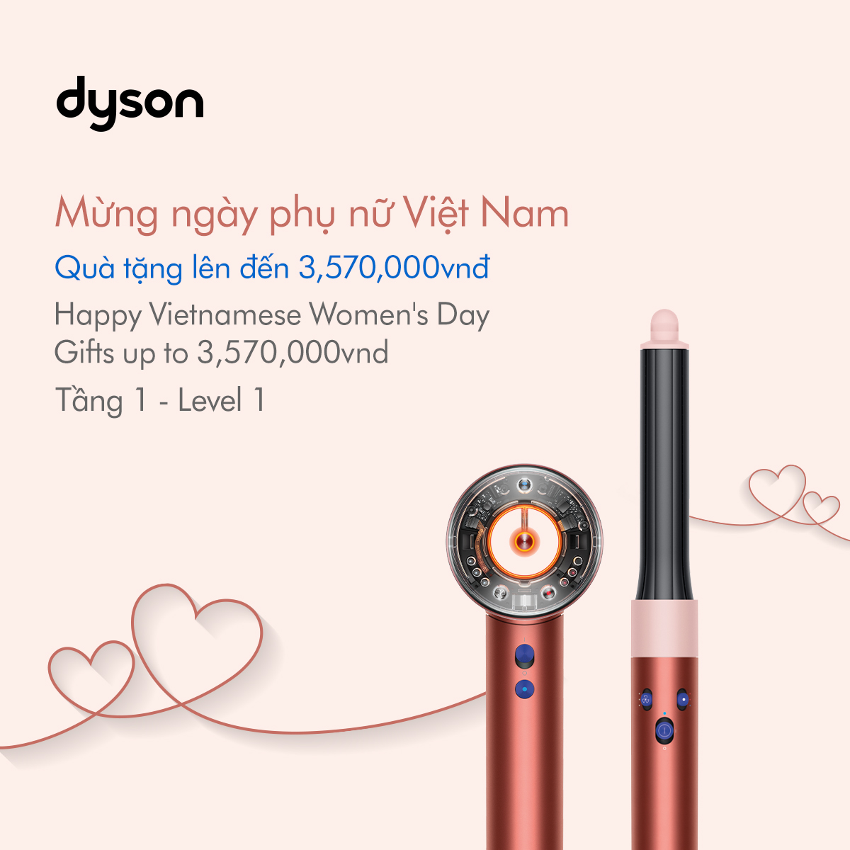 HAPPY VIETNAMESE WOMEN'S DAY – GIFTING UP TO 3,570,000 VND 🎉