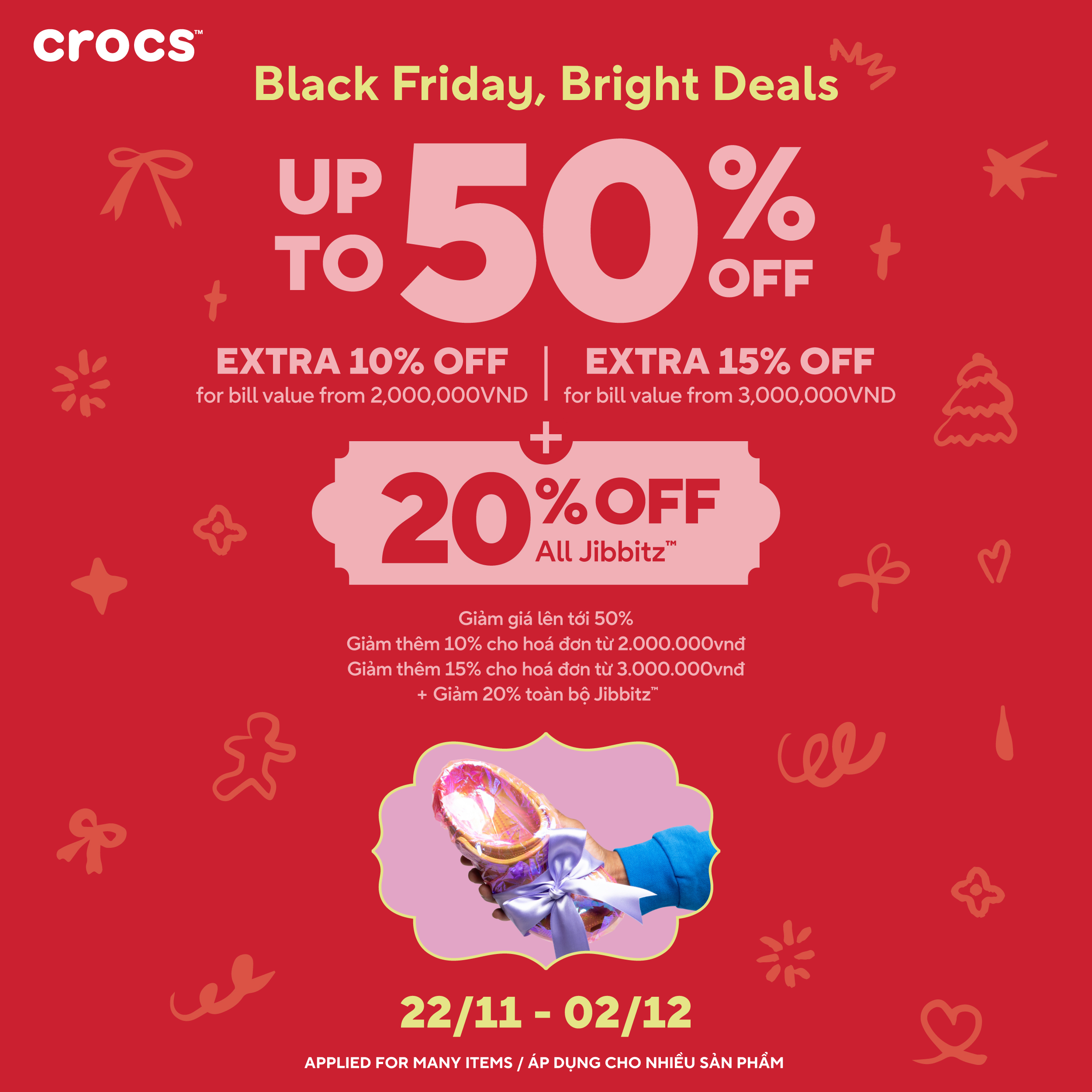 THỨ SÁU ĐEN TỐI CÙNG DEAL CROCS CỰC CHÁY! 🔥🔥🔥