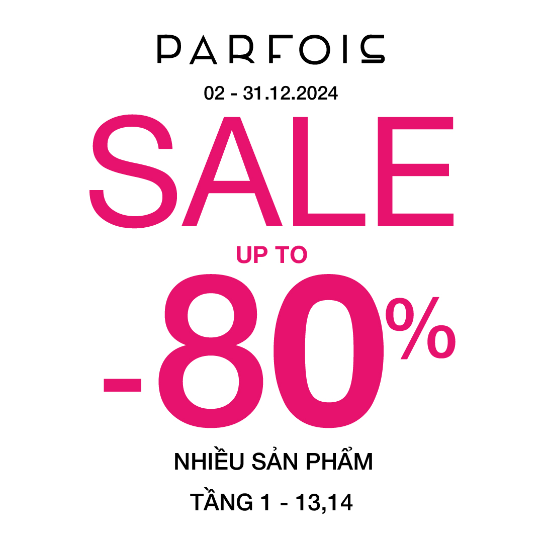 ✨PARFOIS - END OF SEASON SALE UP TO 80%✨