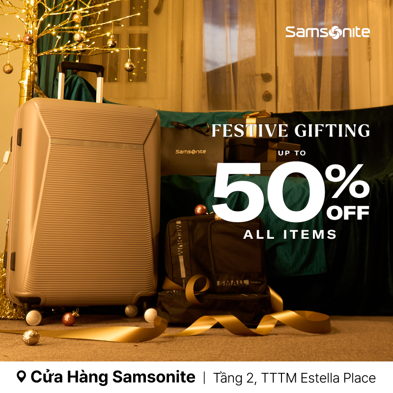 🎄 FESTIVE GIFTING 🎄 SPREAD THE JOY WITH SAMSONITE GIFT SETS FROM VND 1,500,000 🎁