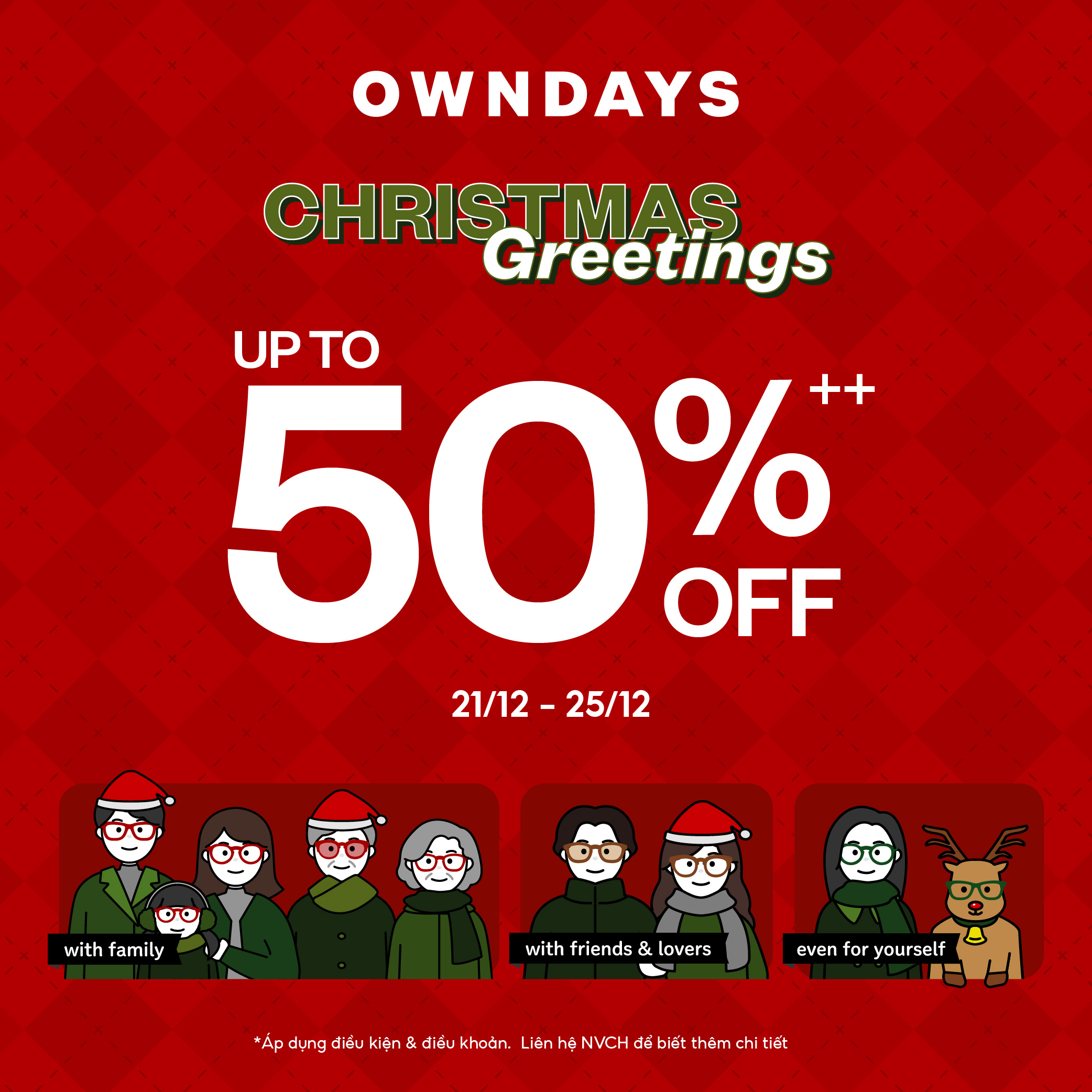 🎉 HAVAIANAS END OF SEASON SALE – UP TO 70% OFF!OWNDAYS JAPANESE EYEWEAR - CHRISTMAS GREETING - OWNDAYS SALE UP TO 50%++ 🎉