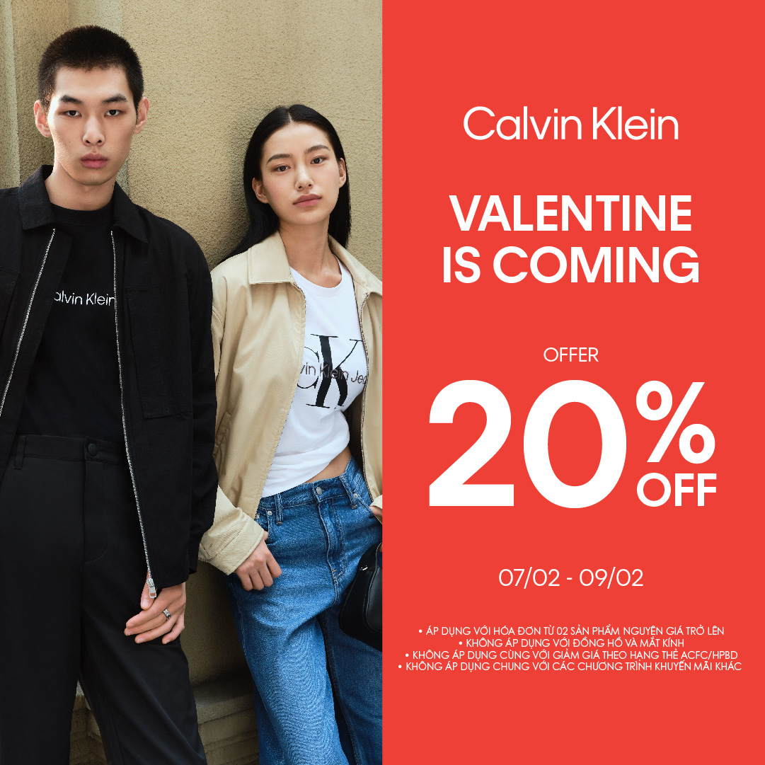 CALVIN KLEIN VALENTINE IS COMING!