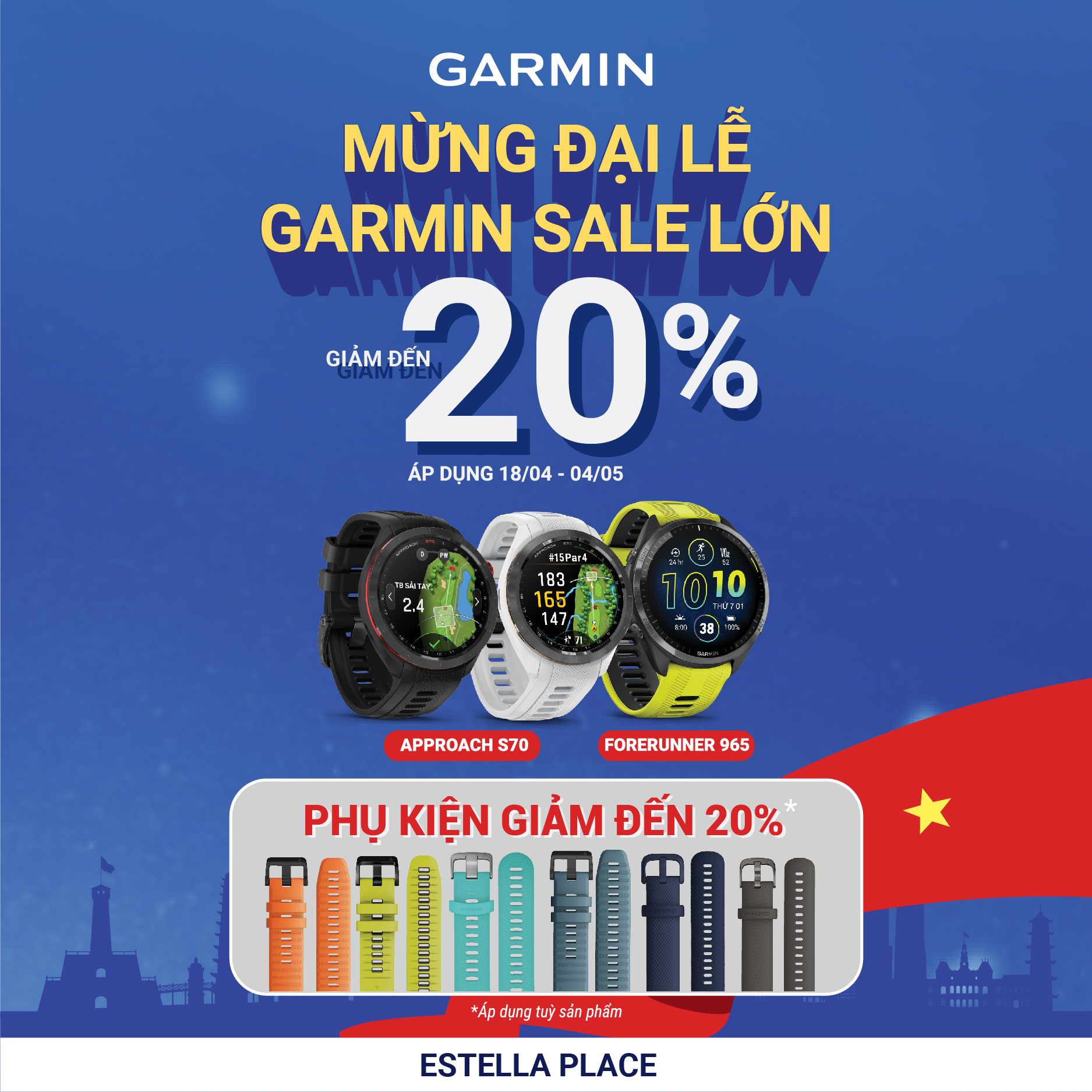 SALE MỪNG ĐẠI LỄ – RINH NGAY ĐỒNG HỒ GARMIN GIÁ SỐC