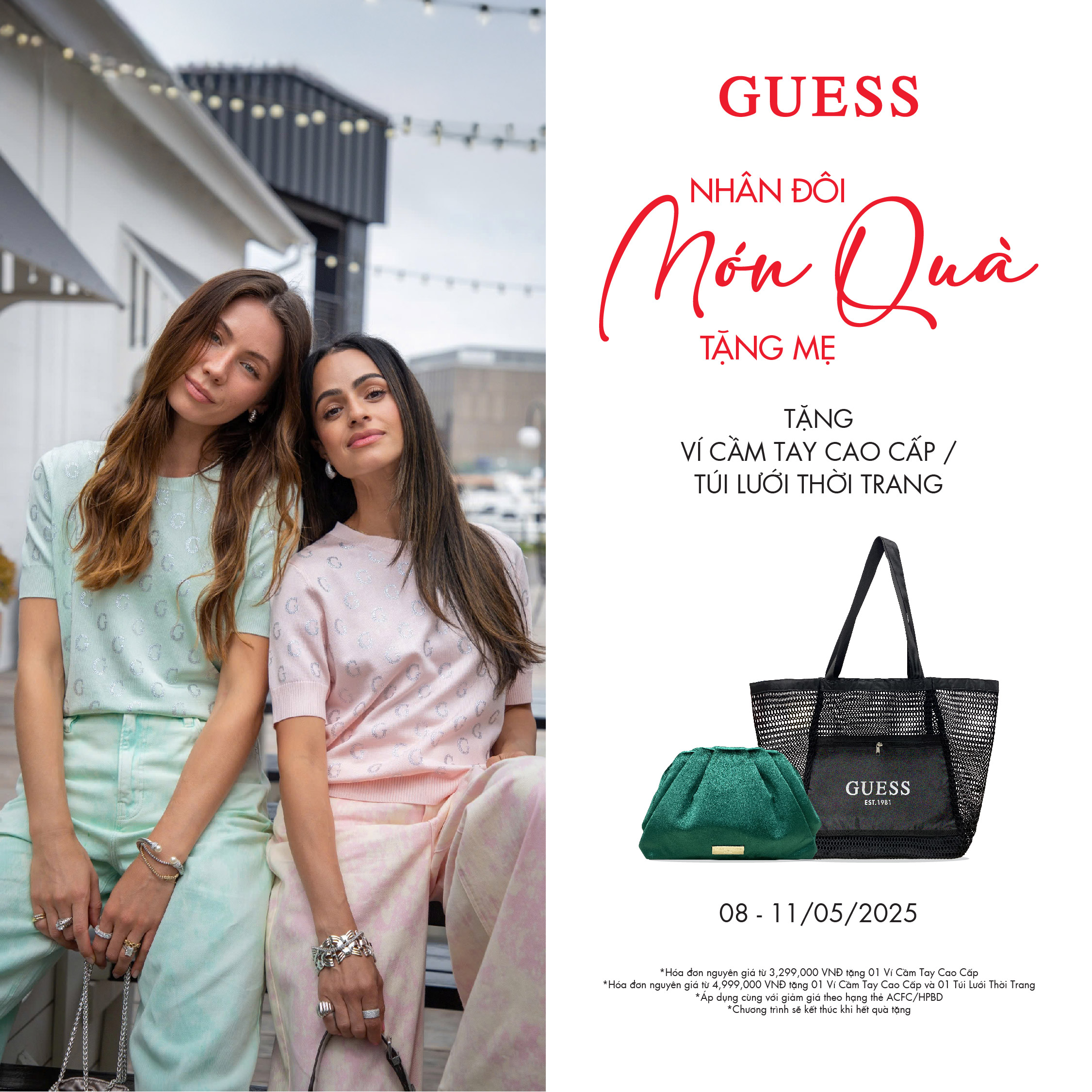 GUESS - DOUBLE THE GIFT, DOUBLE THE LOVE FOR MOM
