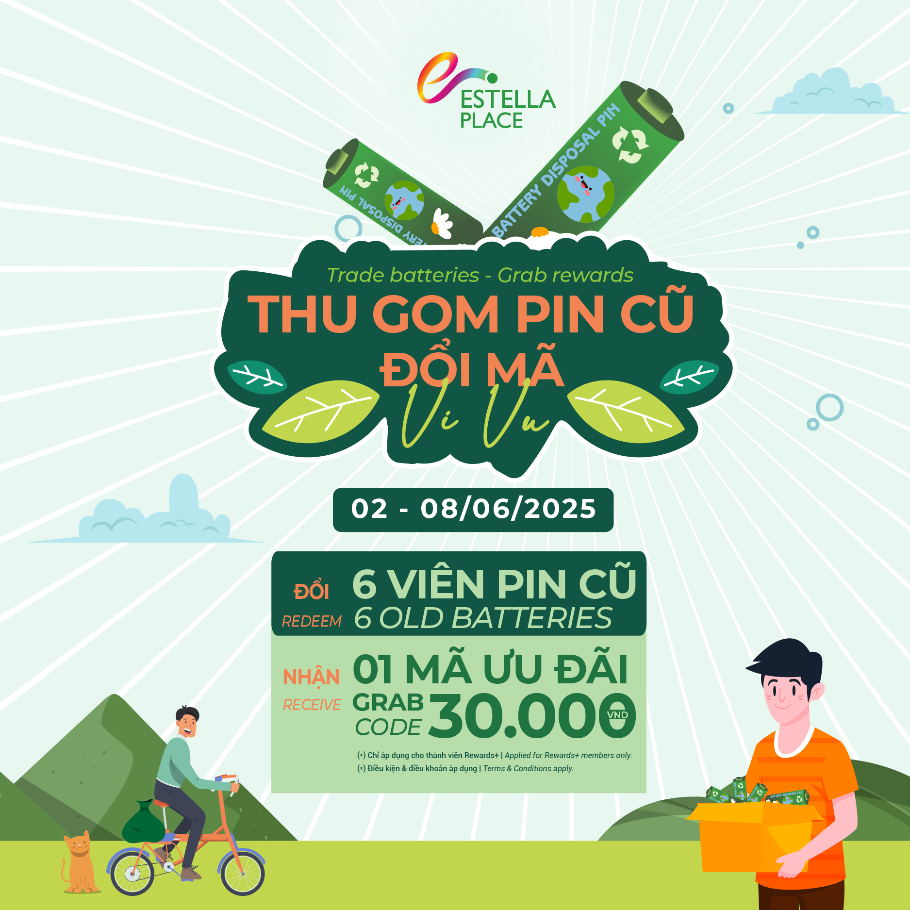 THU GOM PIN CŨ🪫 – ĐỔI MÃ VI VU🎁