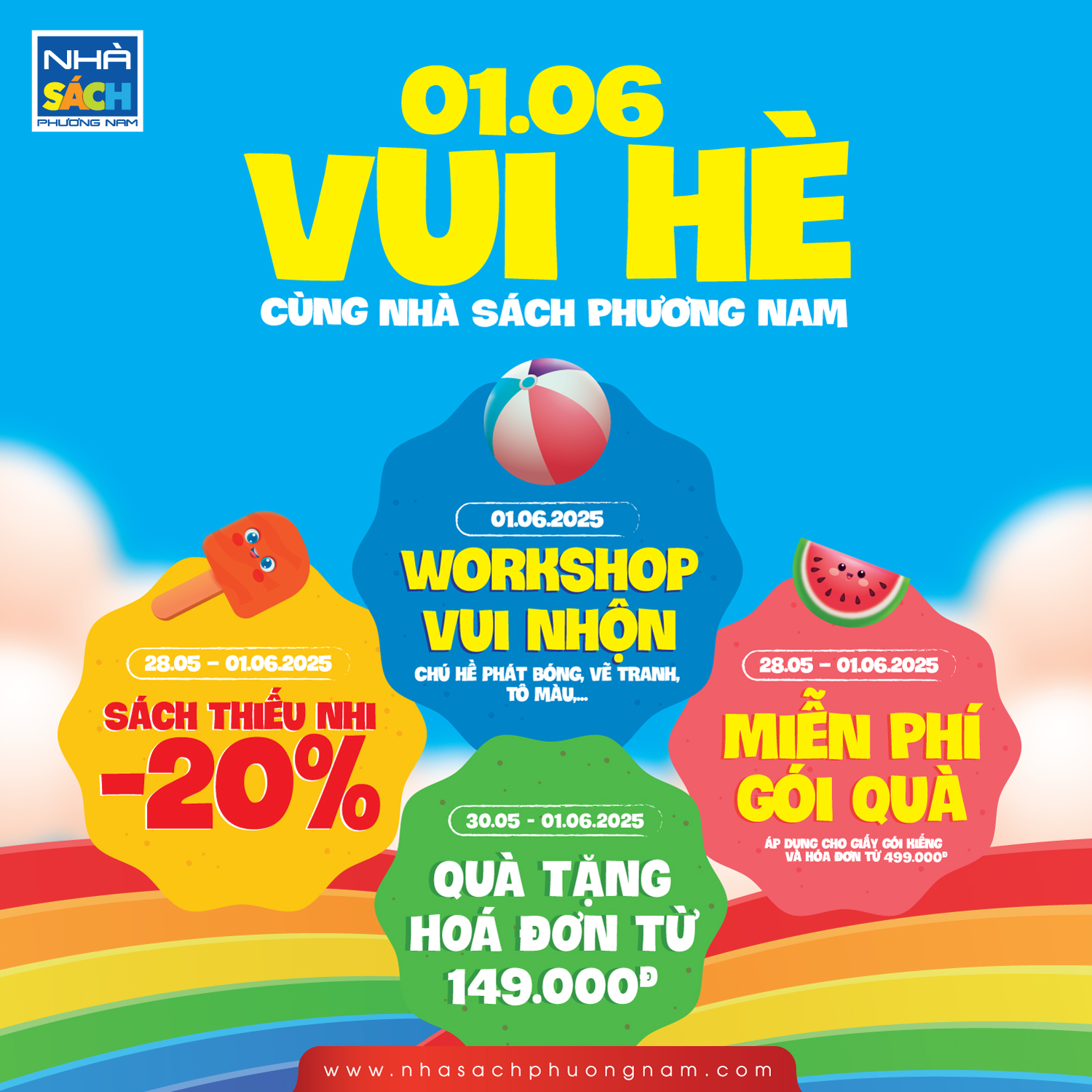 🎉 CELEBRATE INTERNATIONAL CHILDREN'S DAY WITH PHUONG NAM BOOKSTORE! 🎉