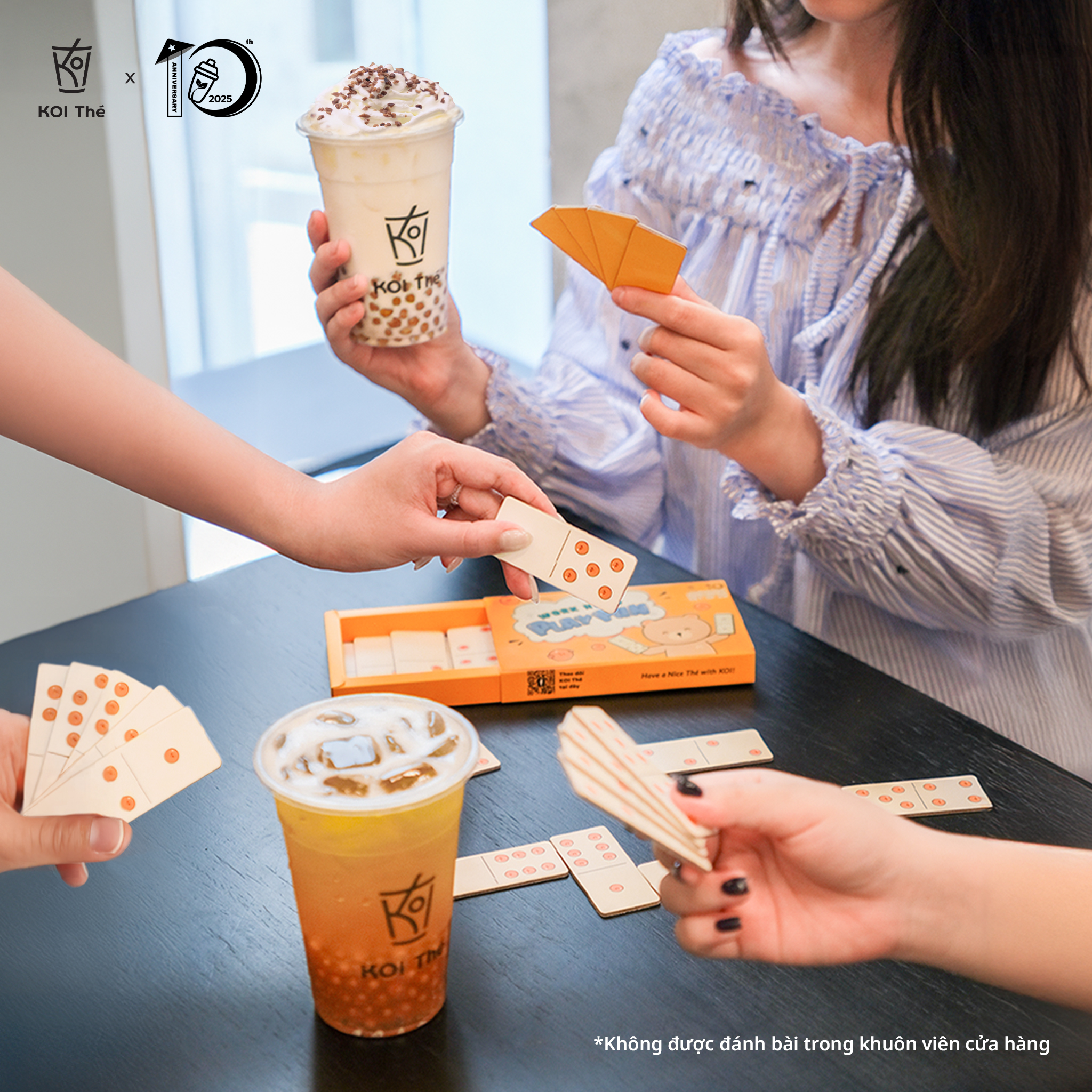 WORK HARD - PLAY FUN BỘ ĐỒ CHƠI DOMINO SIÊU XINH – CHỈ CÓ TẠI KOI THÉ!