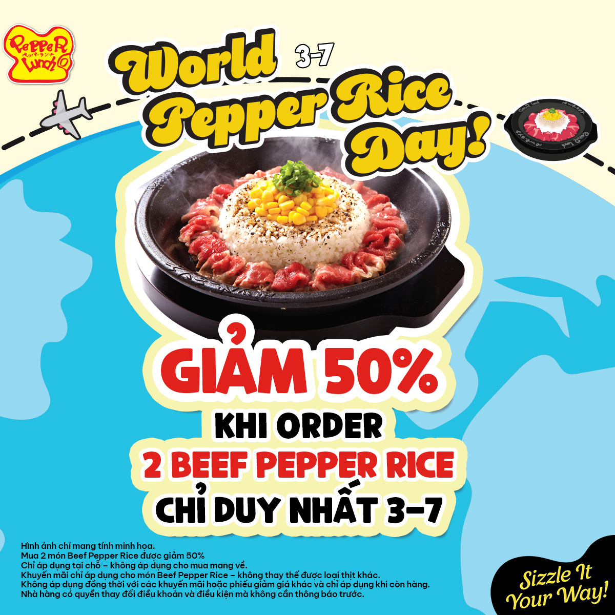 ✨WORLD PEPPER RICE DAY - ƯU ĐÃI 50% – CHỈ DUY NHẤT NGÀY 3/7!