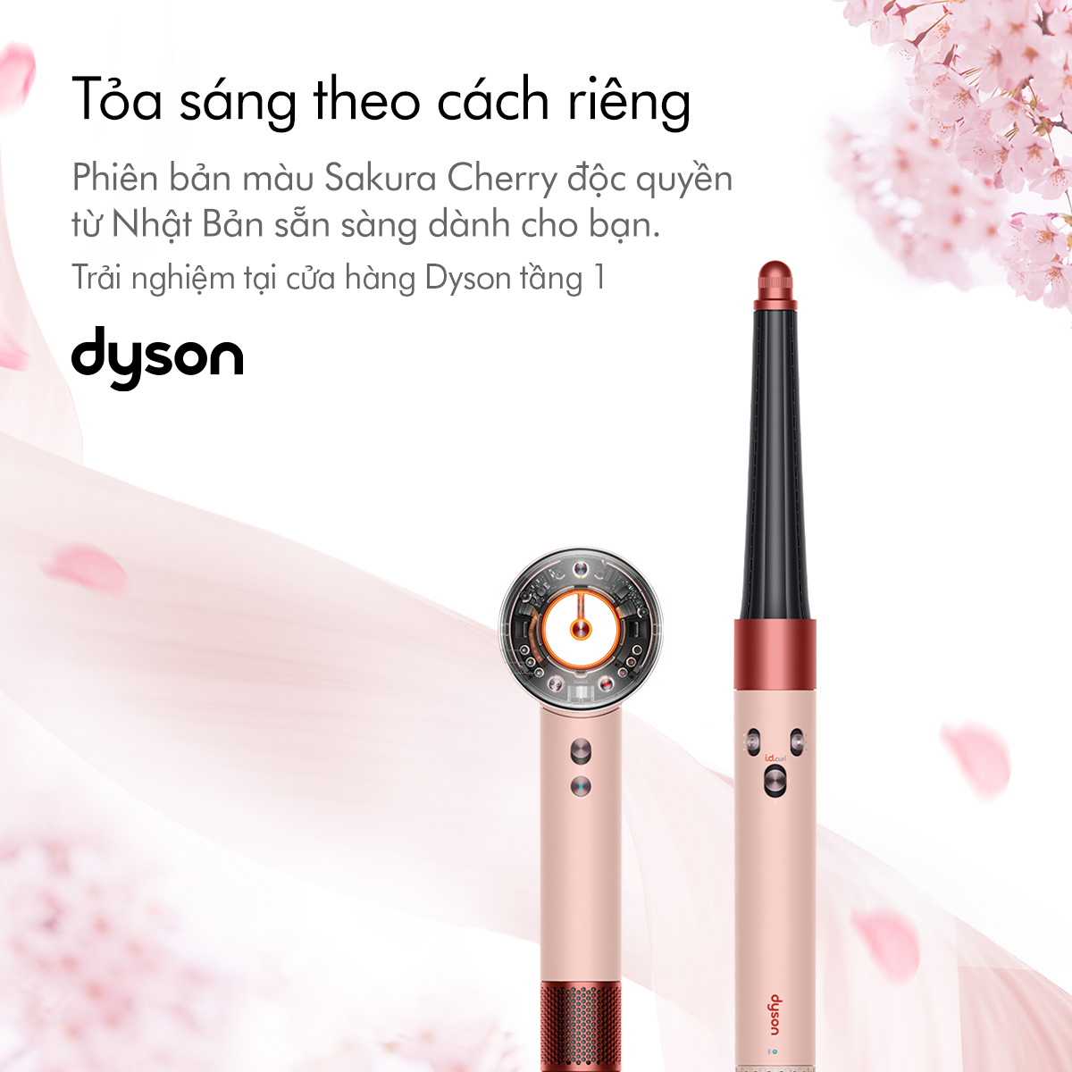 SHINE IN YOUR OWN WAY WITH DYSON – INTRODUCING THE NEW SAKURA CHERRY COLOR EDITION