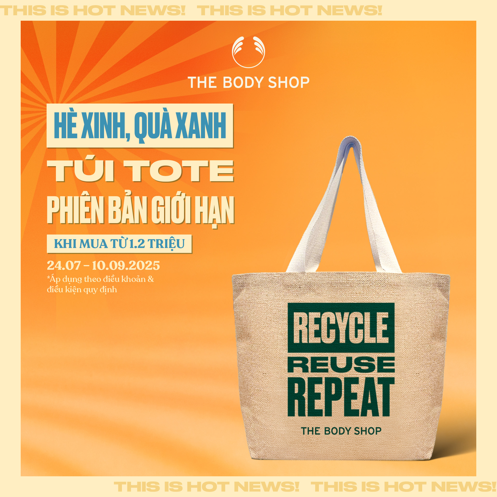 👜 ENJOY A COMPLIMENTARY LIMITED EDITION TOTE BAG
