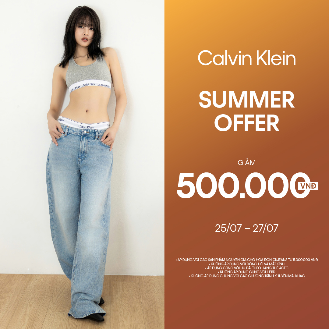 CALVIN KLEIN - SUMMER OFFER