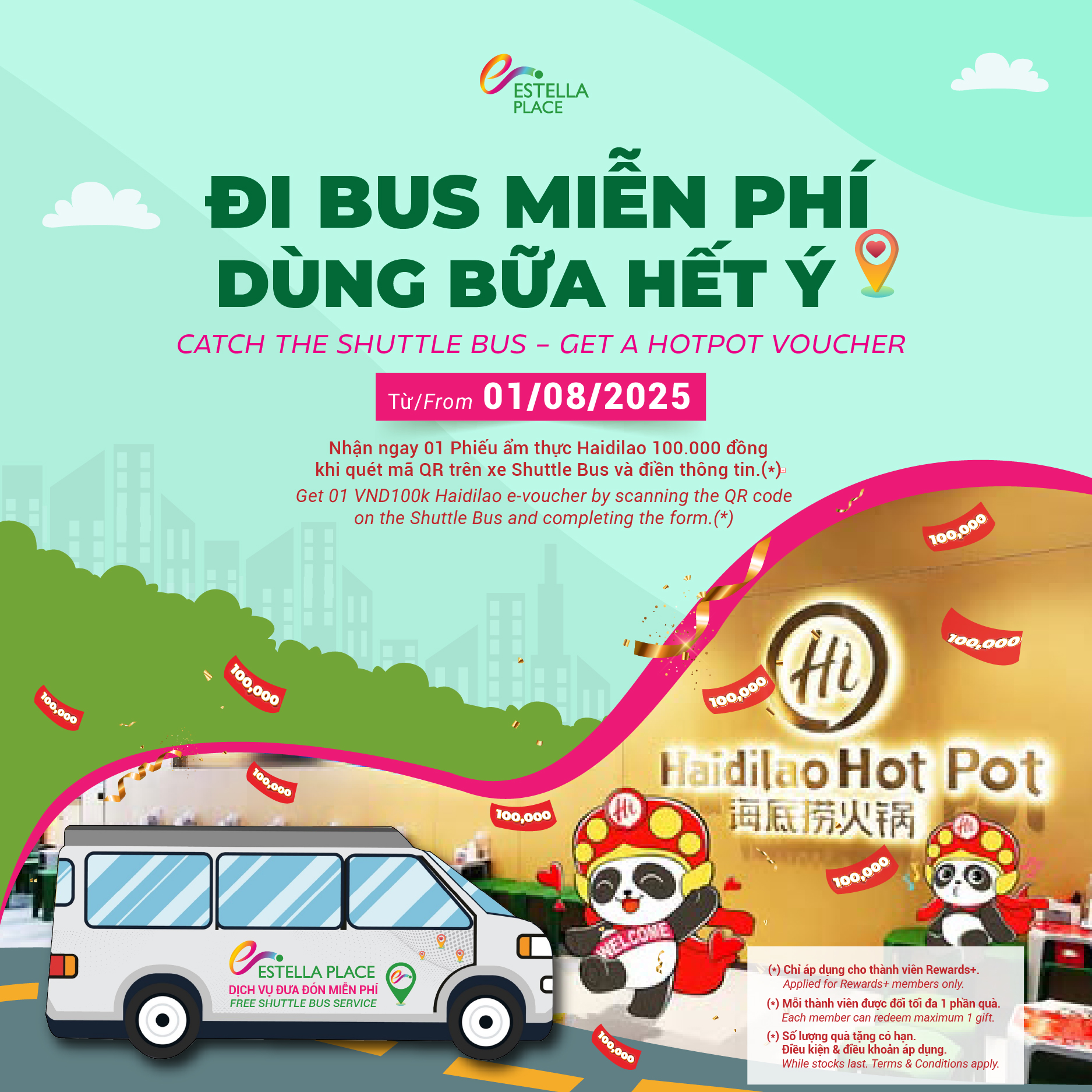 🚌CATCH THE SHUTTLE BUS😋GET A HOTPOT VOUCHER
