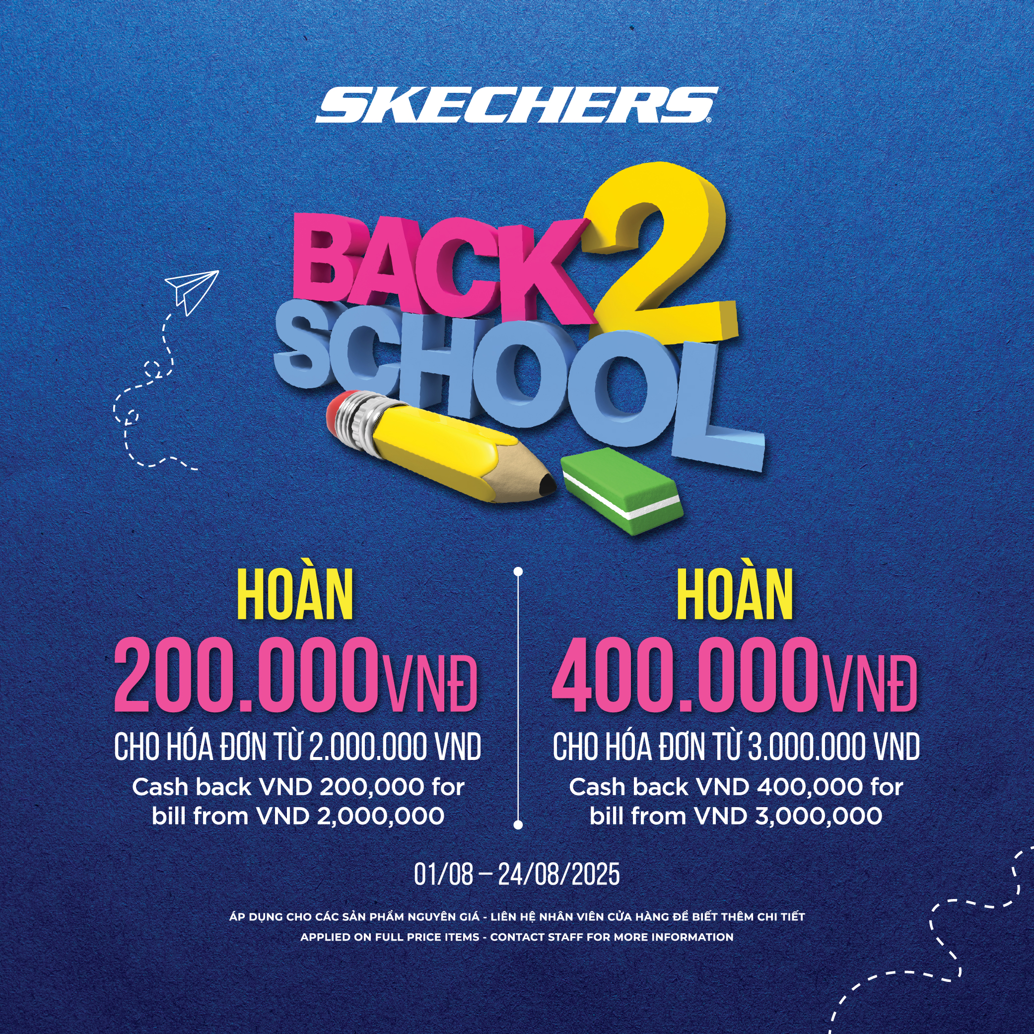 BACK TO SCHOOL - ƯU ĐÃI MÙA TỰU TRƯỜNG CỰC HOT