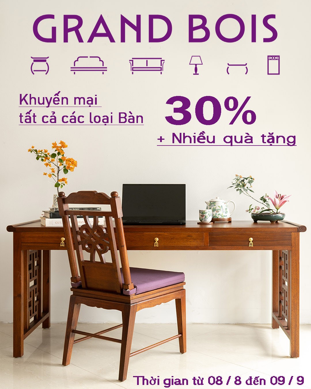 GRAND BOIS – ƯU ĐÃI LỚN MỪNG QUỐC KHÁNH