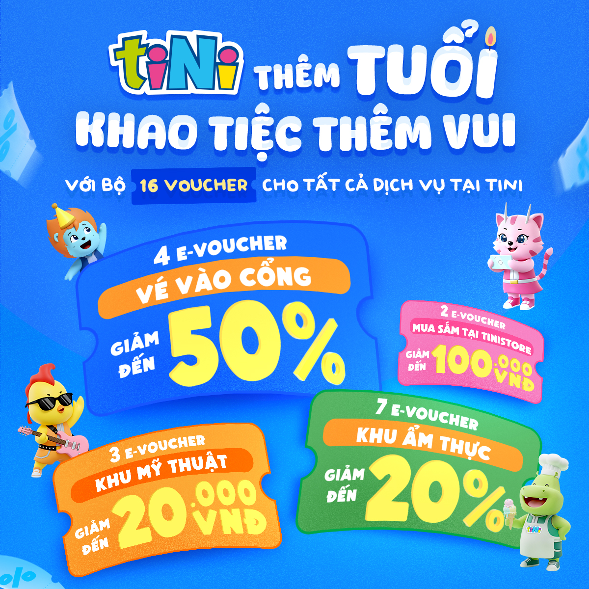 🌟LẦN ĐẦU TRONG 16 NĂM, TINI CHƠI LỚN KHAO QUÀ CẢ THÁNG🌟