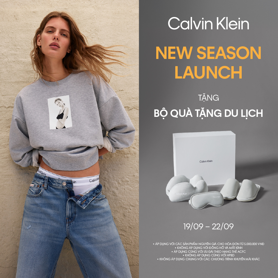 CALVIN KLEIN - NEW SEASON LAUNCH – OFFER THE TRAVEL SET