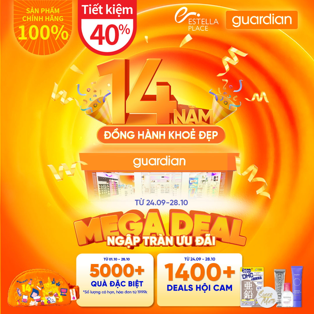 ✨MỪNG 14 NĂM ĐỒNG HÀNH - TRIỆU DEAL HẤP DẪN TỪ GUARDIAN✨