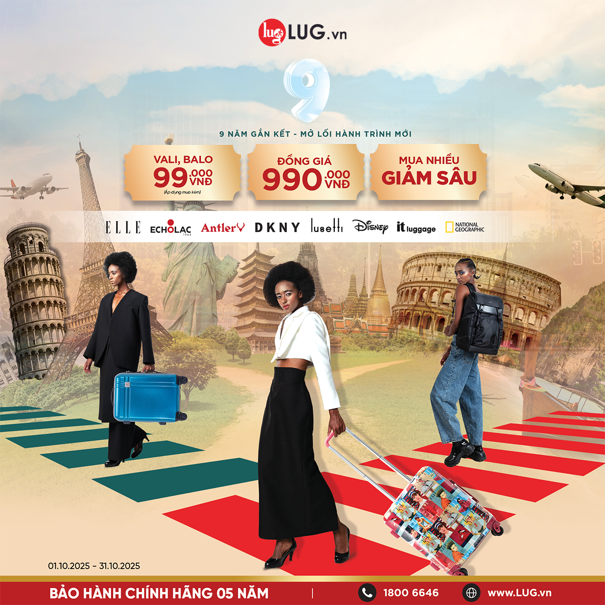 🎉 LUGGAGE FESTIVAL – HOTTEST DEALS THIS OCTOBER! ✨