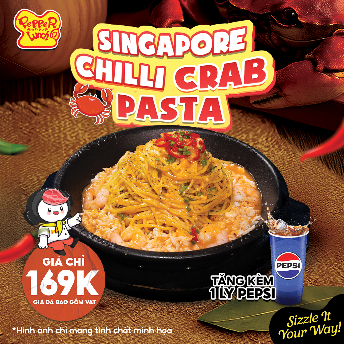 SINGAPORE CHILLI CRAB PASTA