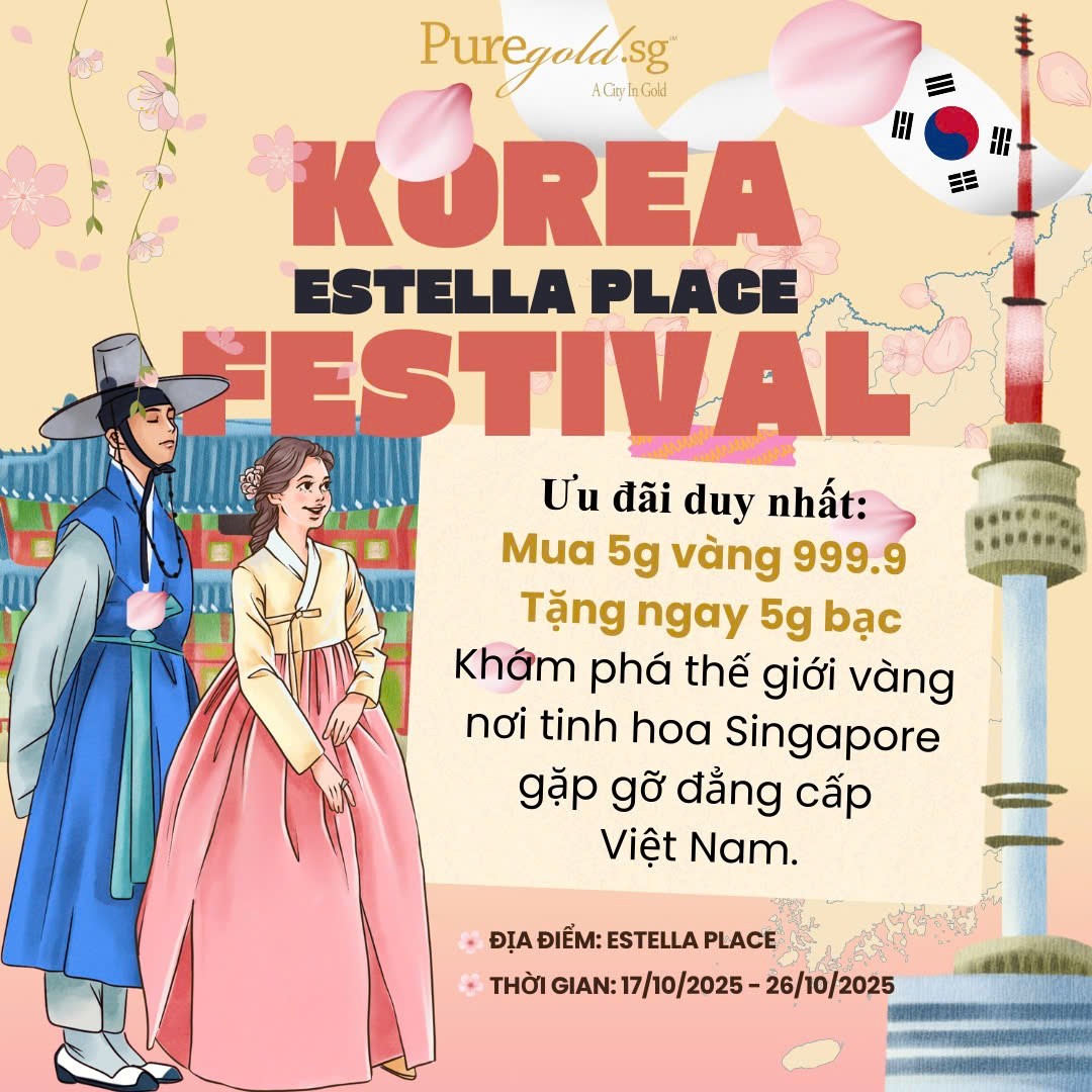 ✨ PUREGOLD.SG TẠI ESTELLA PLACE - KOREA FESTIVAL 2025 ✨