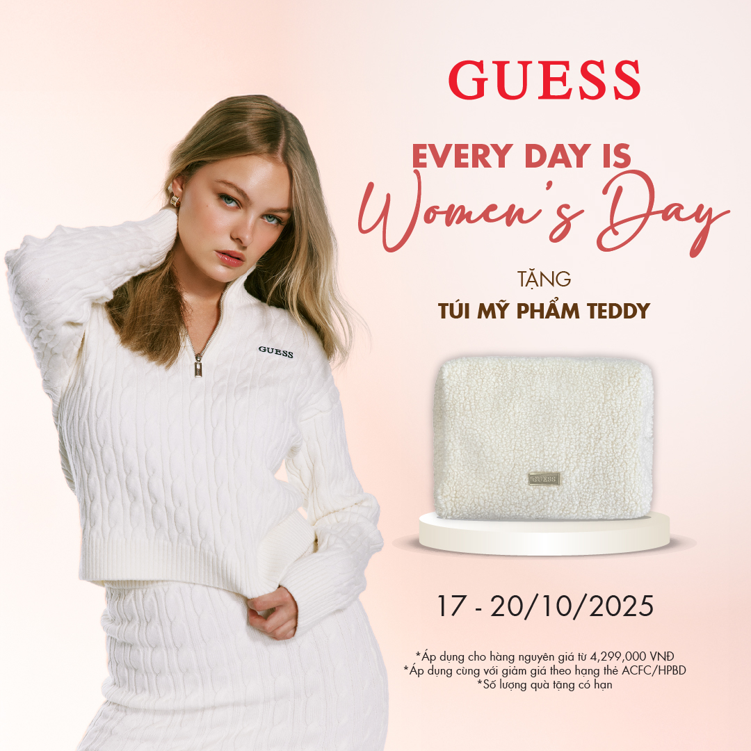 GUESS - EVERY DAY IS WOMAN DAY