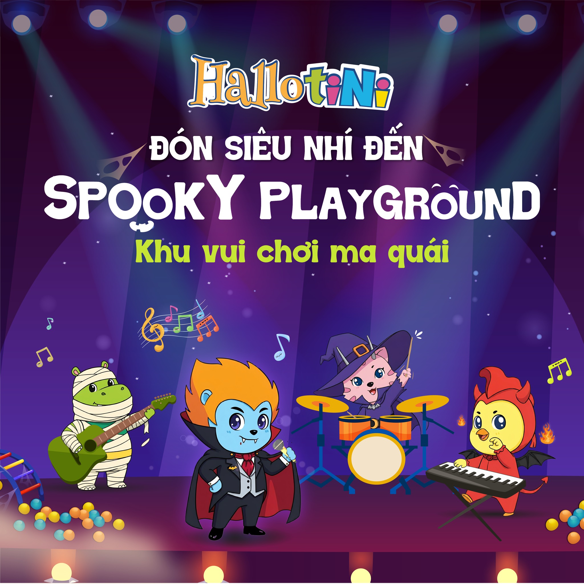 👻ĐẾN TINIWORLD CHƠI VỚI SPOOKY PLAYGROUND THÁNG 10