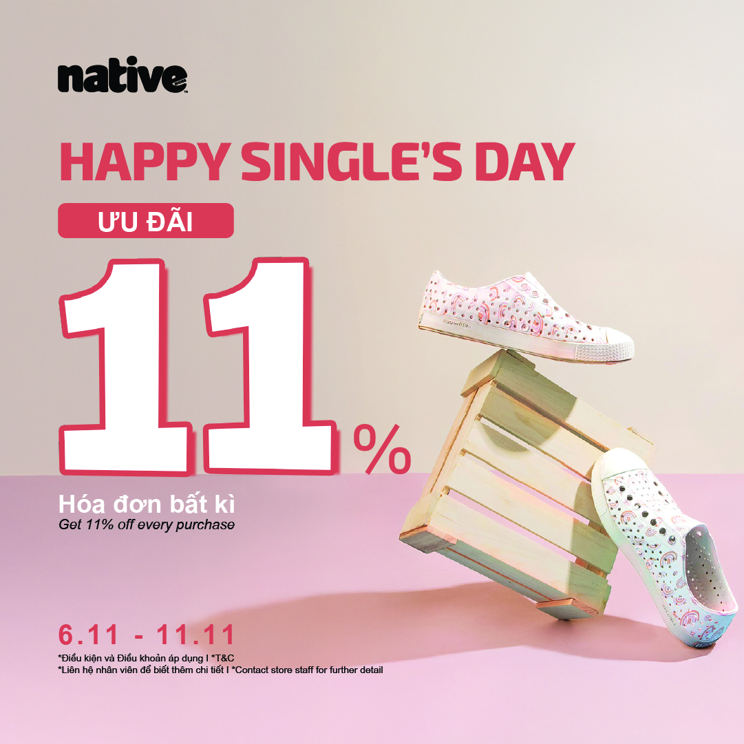 NATIVE SHOES - HAPPY SINGLE’S DAY
