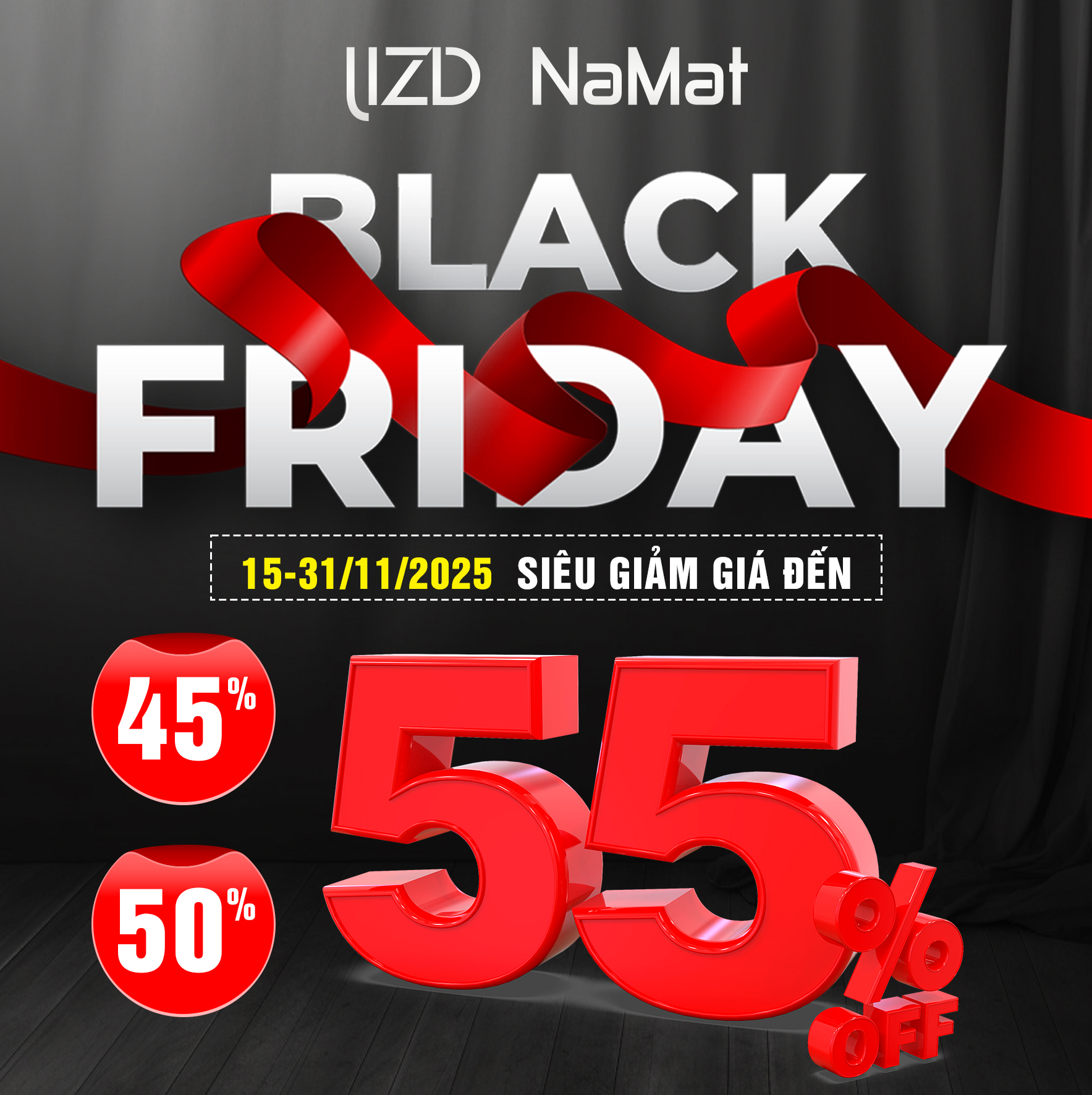 LIZD NAMAT | BLACK FRIDAY – THE BIGGEST SALE OF THE YEAR IS HERE!
