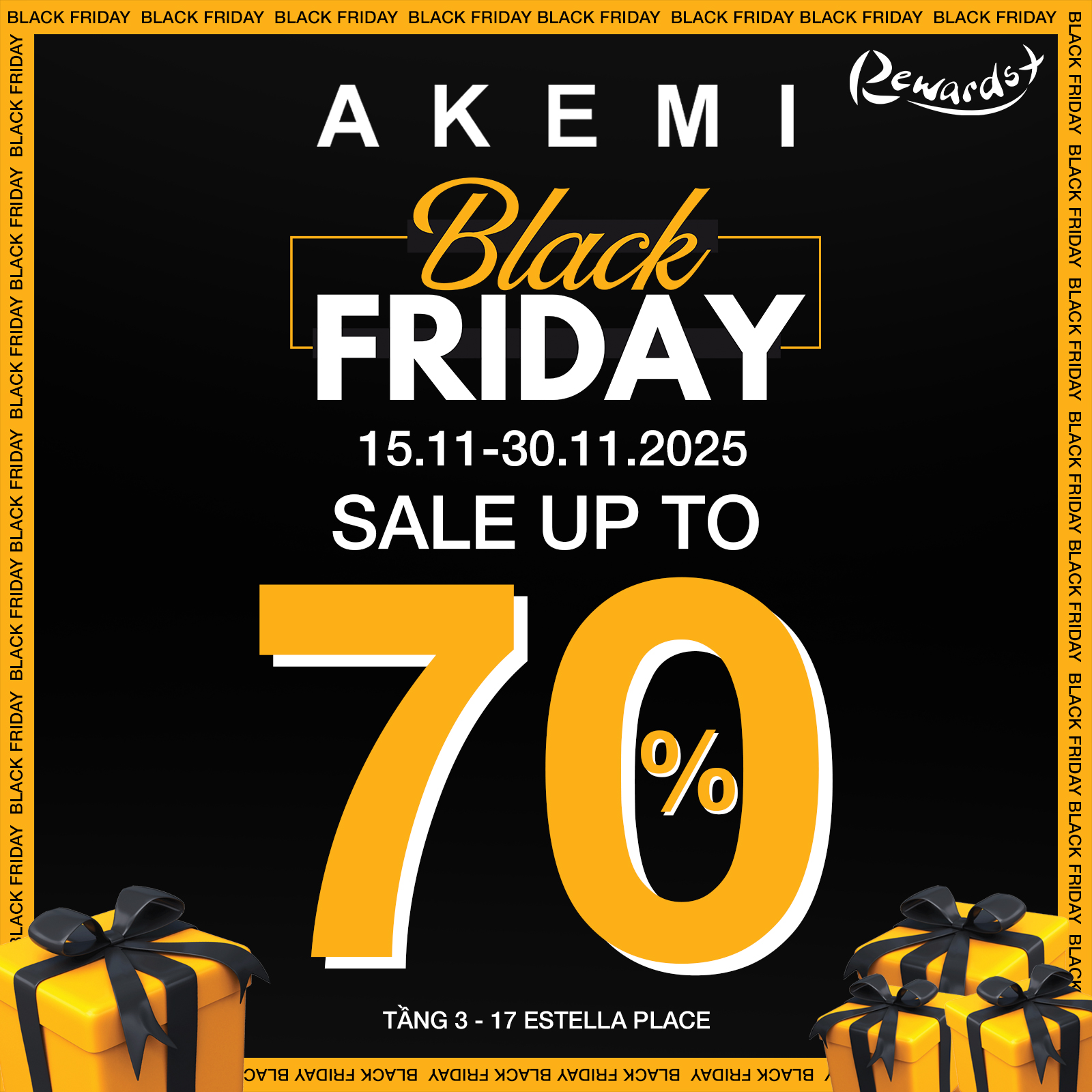 💥 AKEMI BLACK FRIDAY SIÊU SALE THỨ 6 ĐEN TỐI! 💥