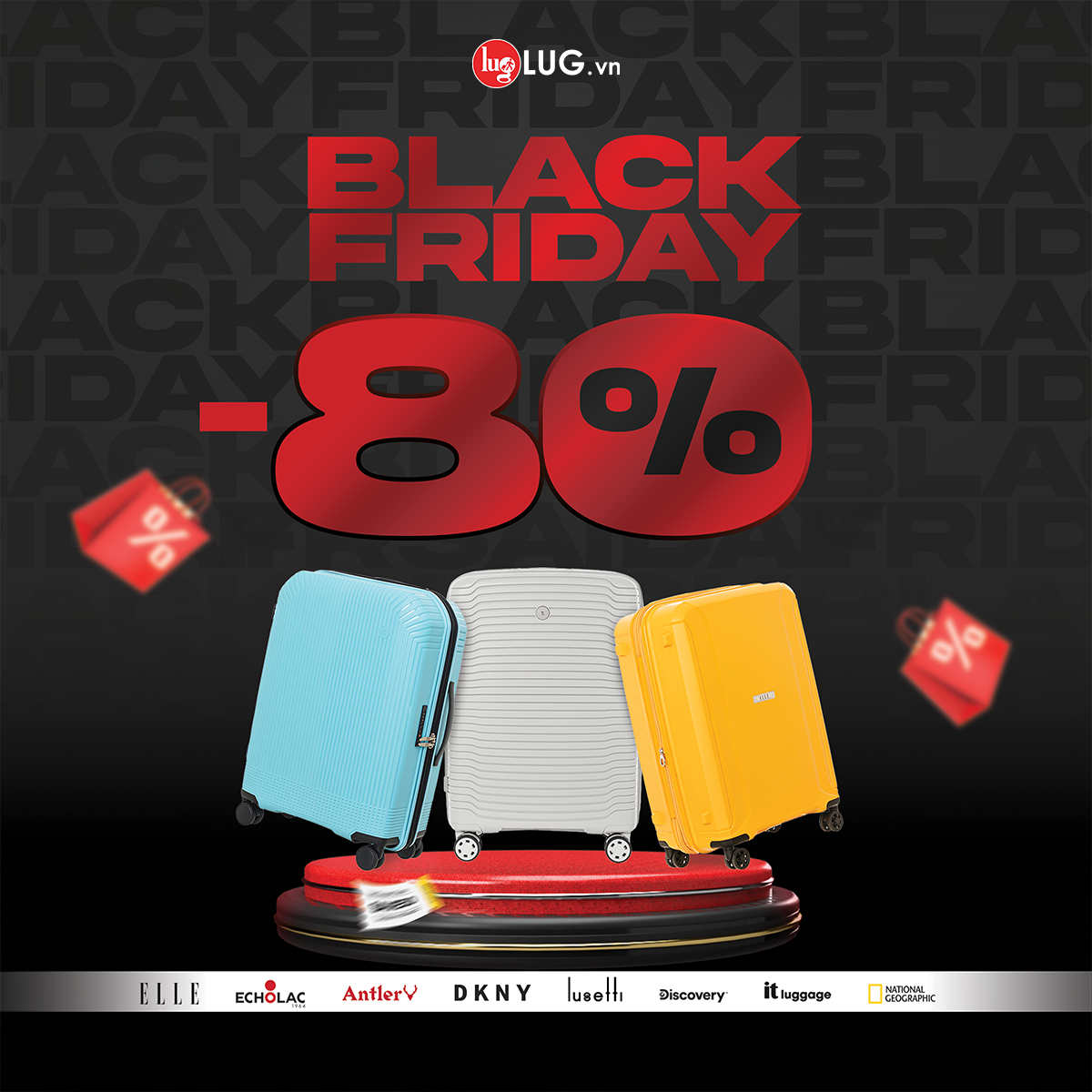 🌟 BLACK FRIDAY EXPLOSION – INTERNATIONAL LUGGAGE MEGA SALE UP TO 80% OFF 🌟