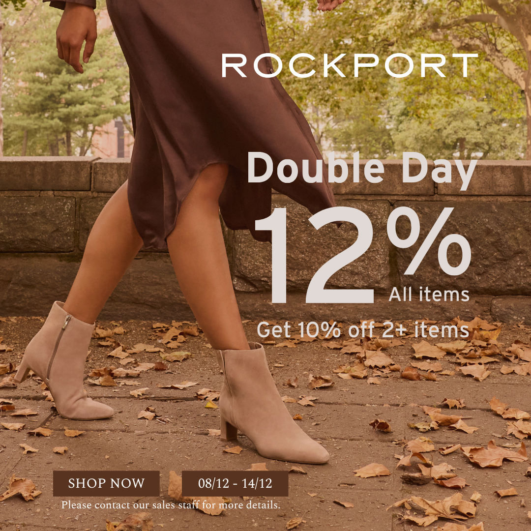 ROCKPORT DOUBLE DAY – YOUR STYLE, YOUR EXCLUSIVE OFFER 👞