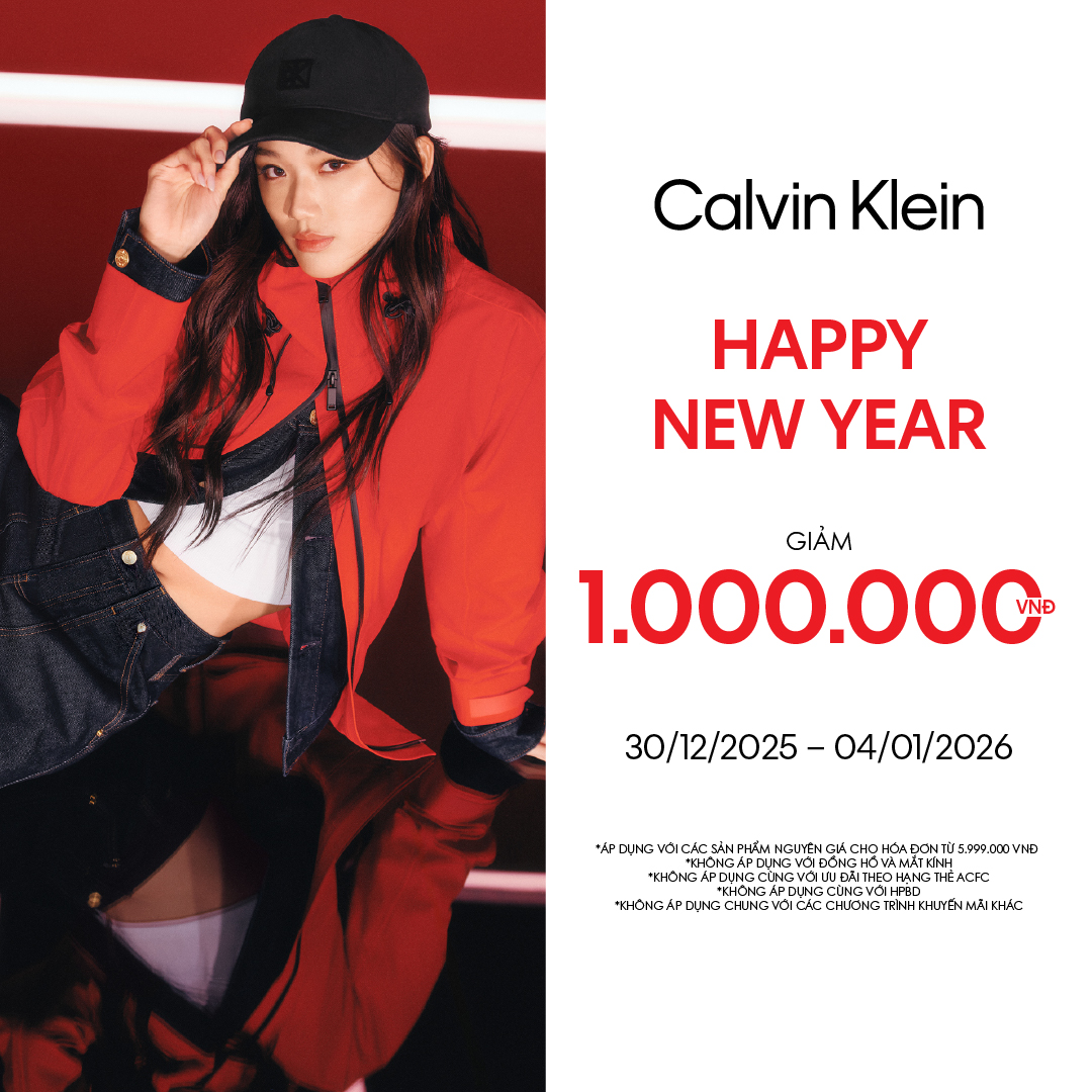 CALVIN KLEIN - HAPPY NEW YEAR - GIẢM 1,000,000 VNĐ