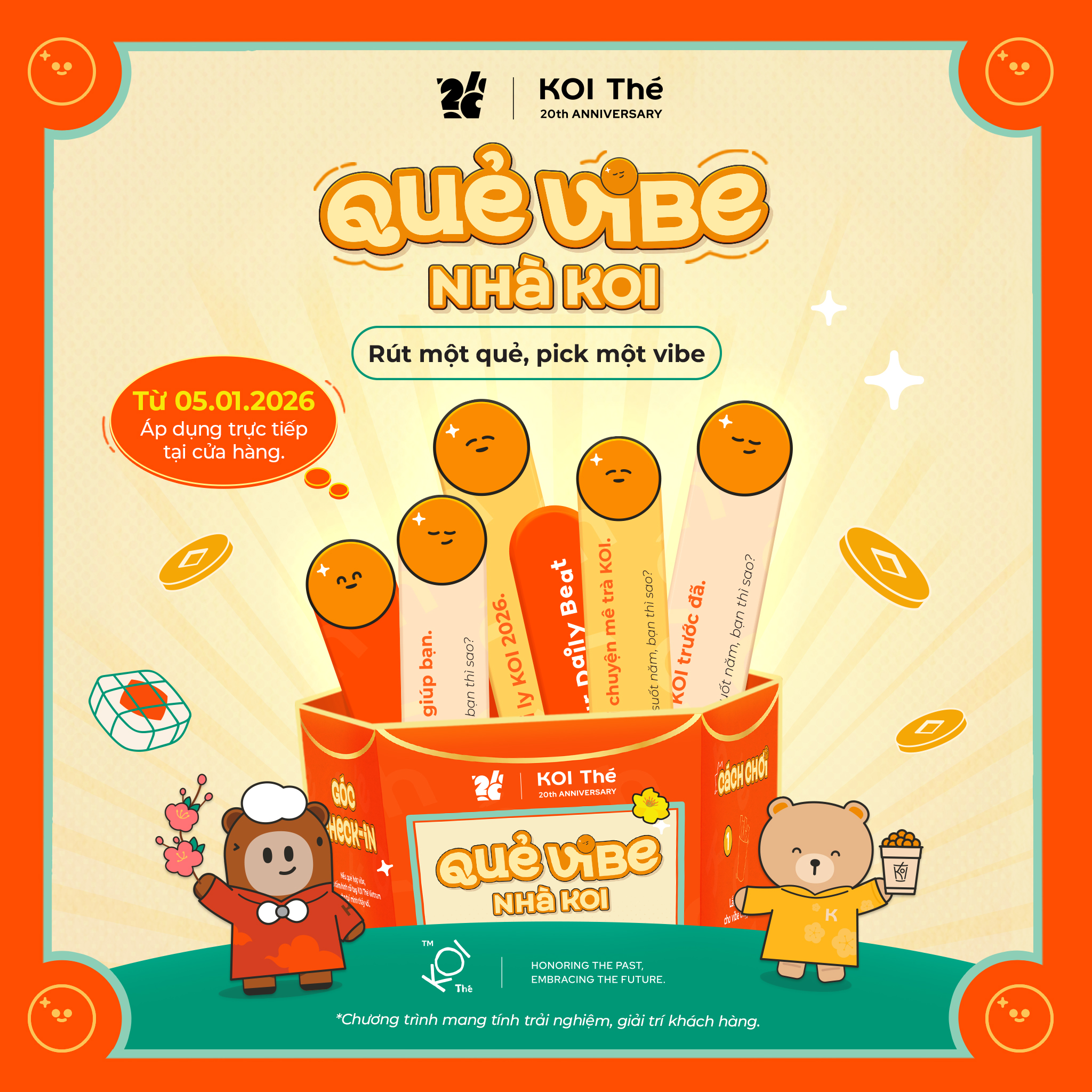 RÚT QUẺ NHÀ KOI, RÚT MỘT QUẺ PICK MỘT VIBE