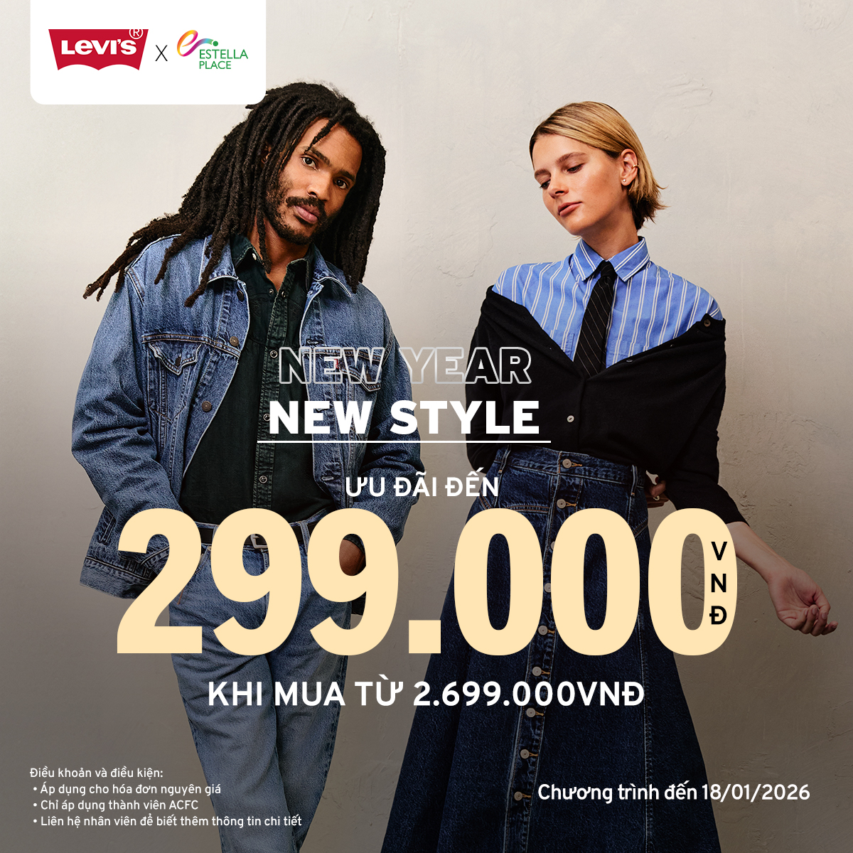 LEVI'S FESTIVE SEASON - SĂN DEAL ĐẦU NĂM!! 🎊