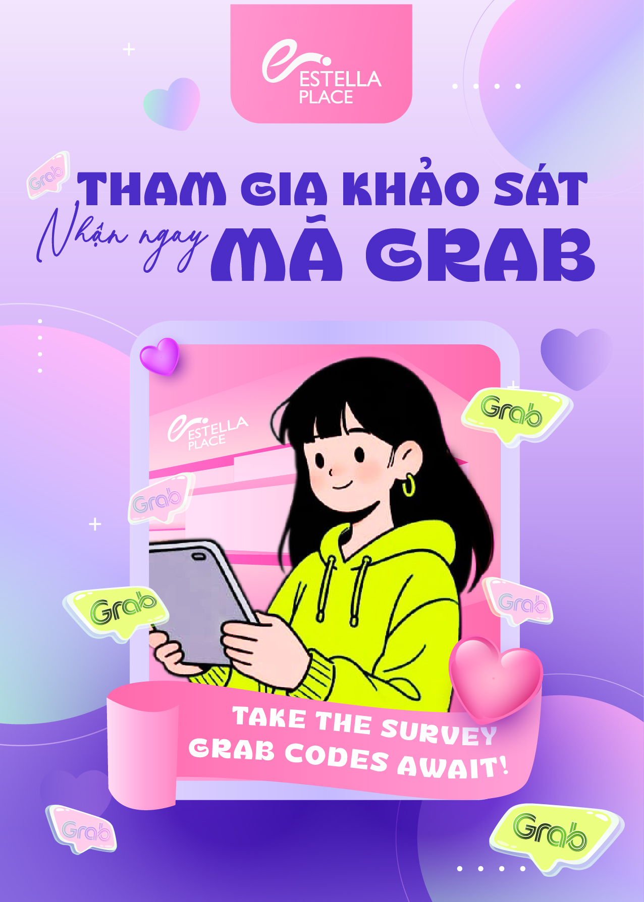 💥THAM GIA KHẢO SÁT🎁NHẬN NGAY MÃ GRAB