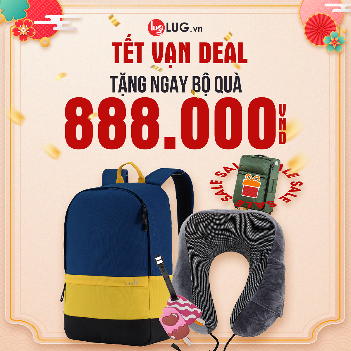 🎊 TẾT VẠN DEAL – TẶNG NGAY BỘ QUÀ TRỊ GIÁ 888.000Đ 🎁