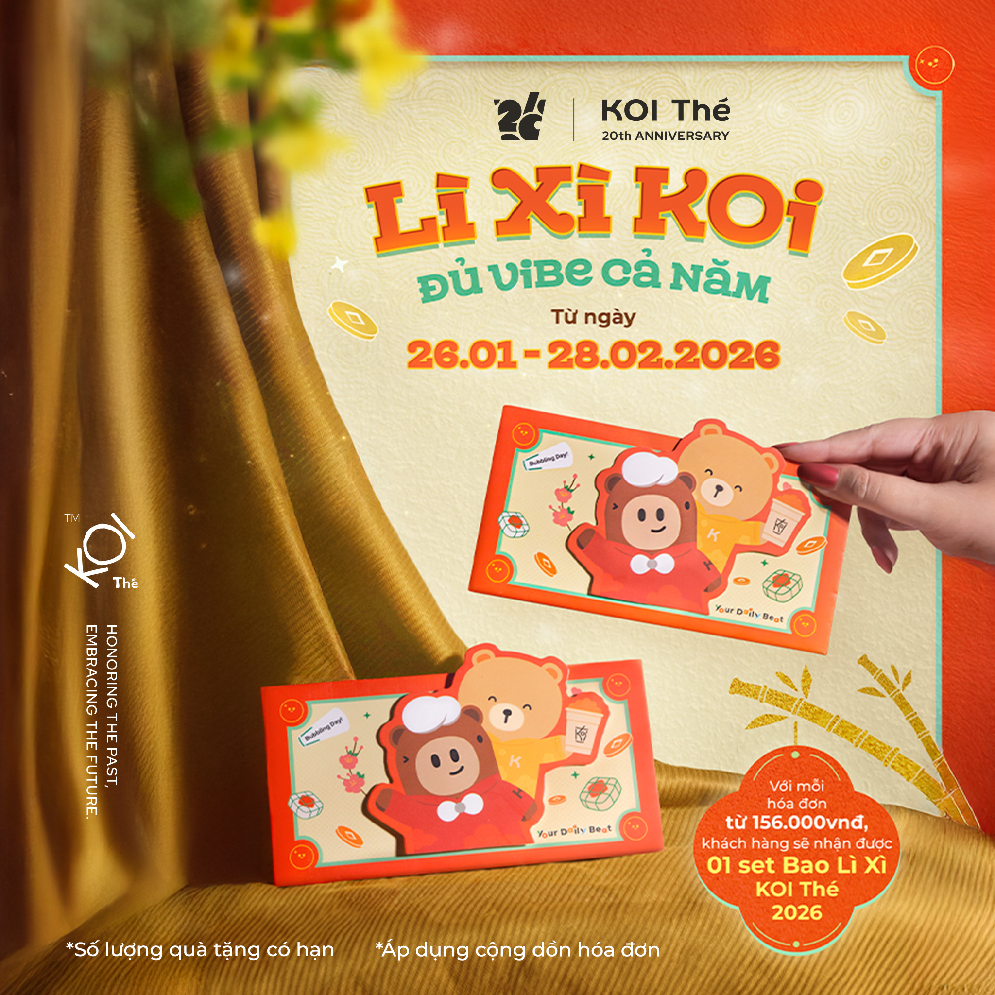 LÌ XÌ KOI, ĐỦ VIBE CẢ NĂM