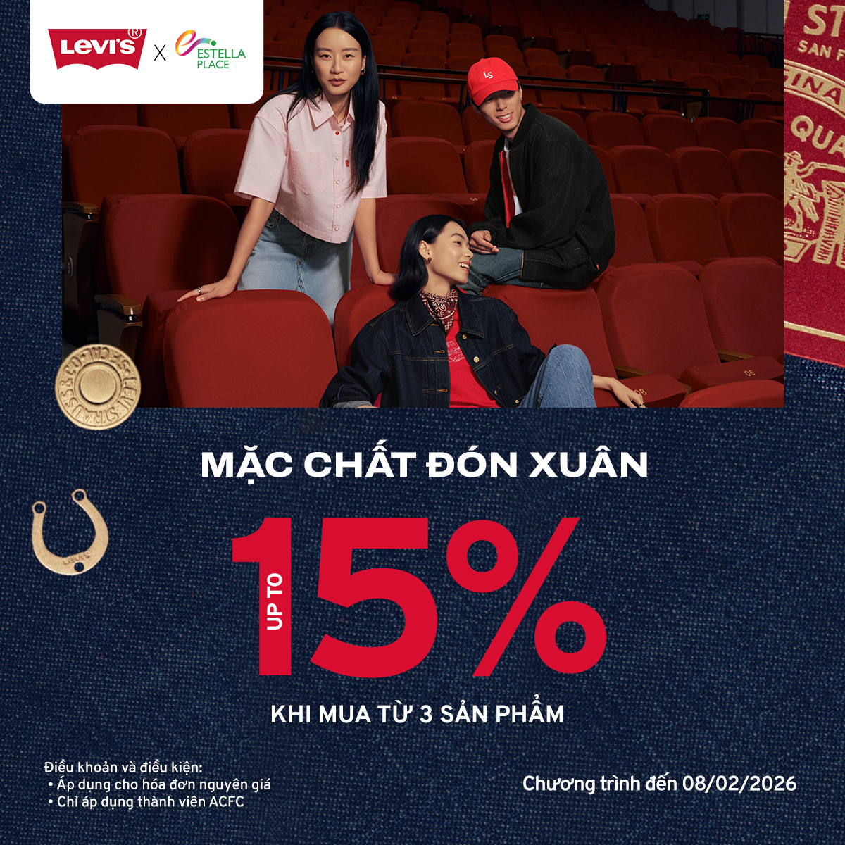 🧨 READY FOR THE NEW YEAR WITH LEVI’S® OFFERS - UP TO 15% OFF 🧨