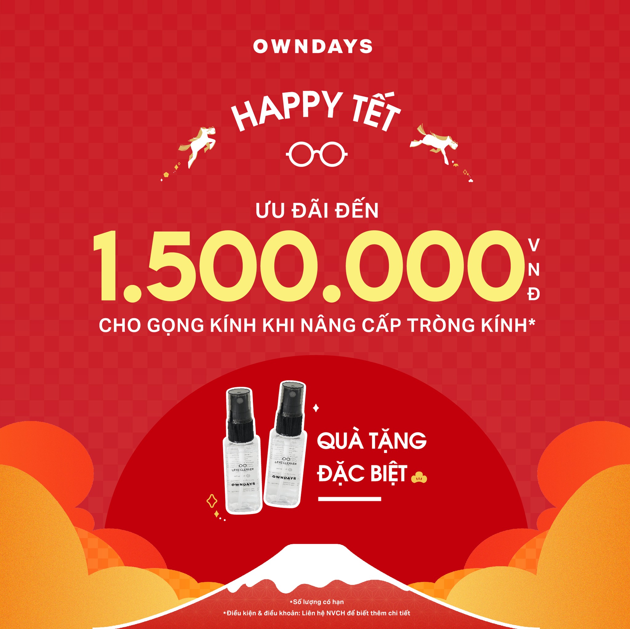 KÍNH MẮT NHẬT BẢN OWNDAYS - SẮM KÍNH MỚI - ĐÓN TẾT RẠNG NGỜI CÙNG OWNDAYS 🧧✨