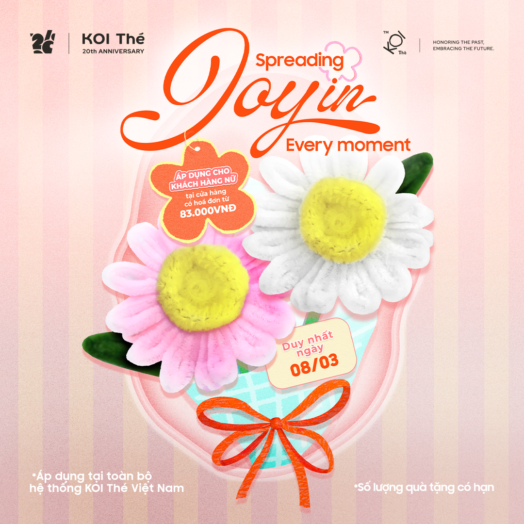 🌸 Give Joy – Build Happiness with KOI Thé 🌸