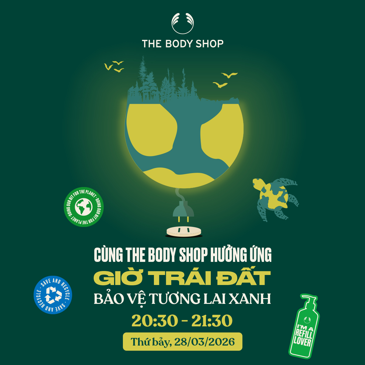 EARTH HOUR – SWITCH OFF FOR THE PLANET