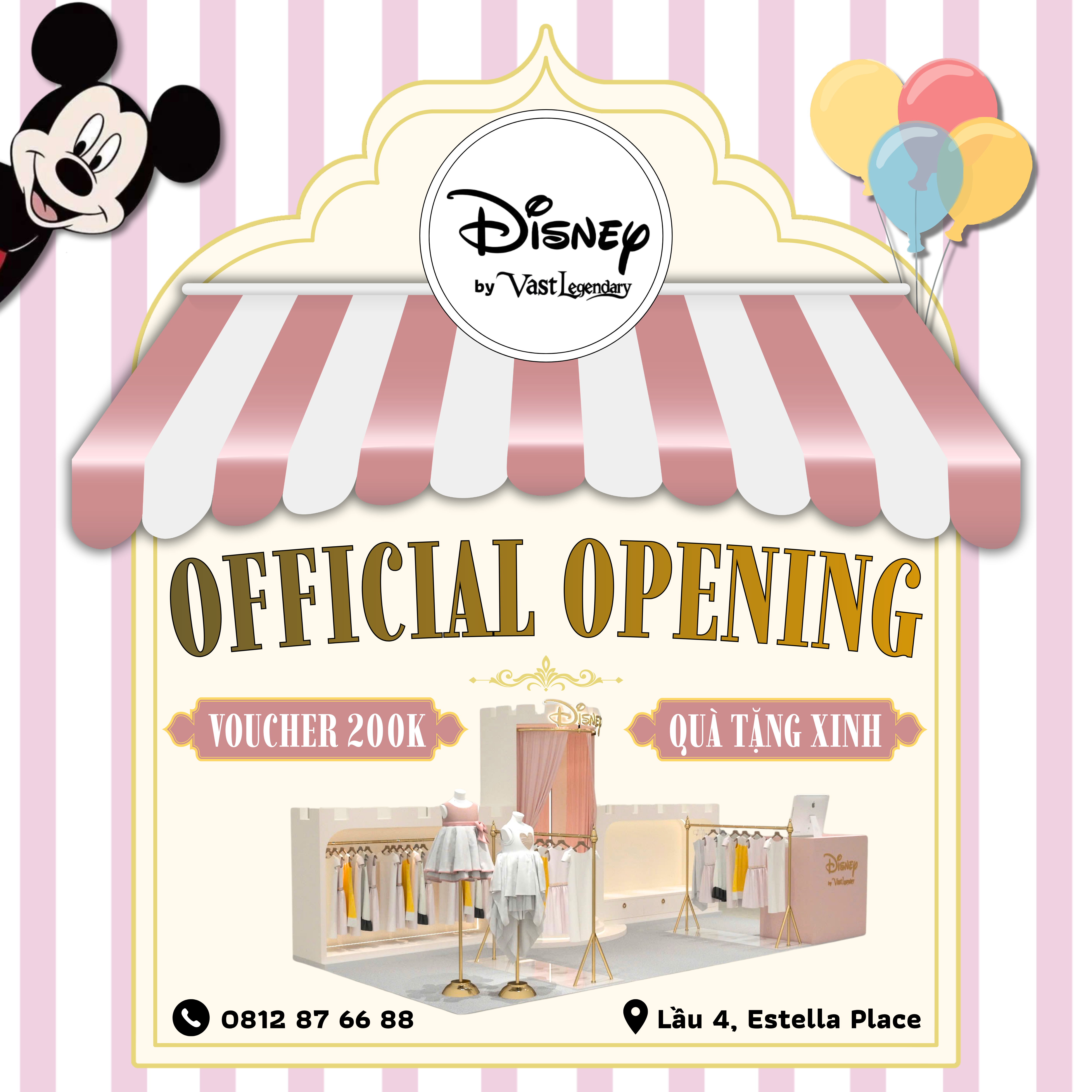 🎉THE DISNEY BY VAST LEGENDARY STORE IS NOW OFFICIALLY OPEN AT ESTELLA PLACE🎉