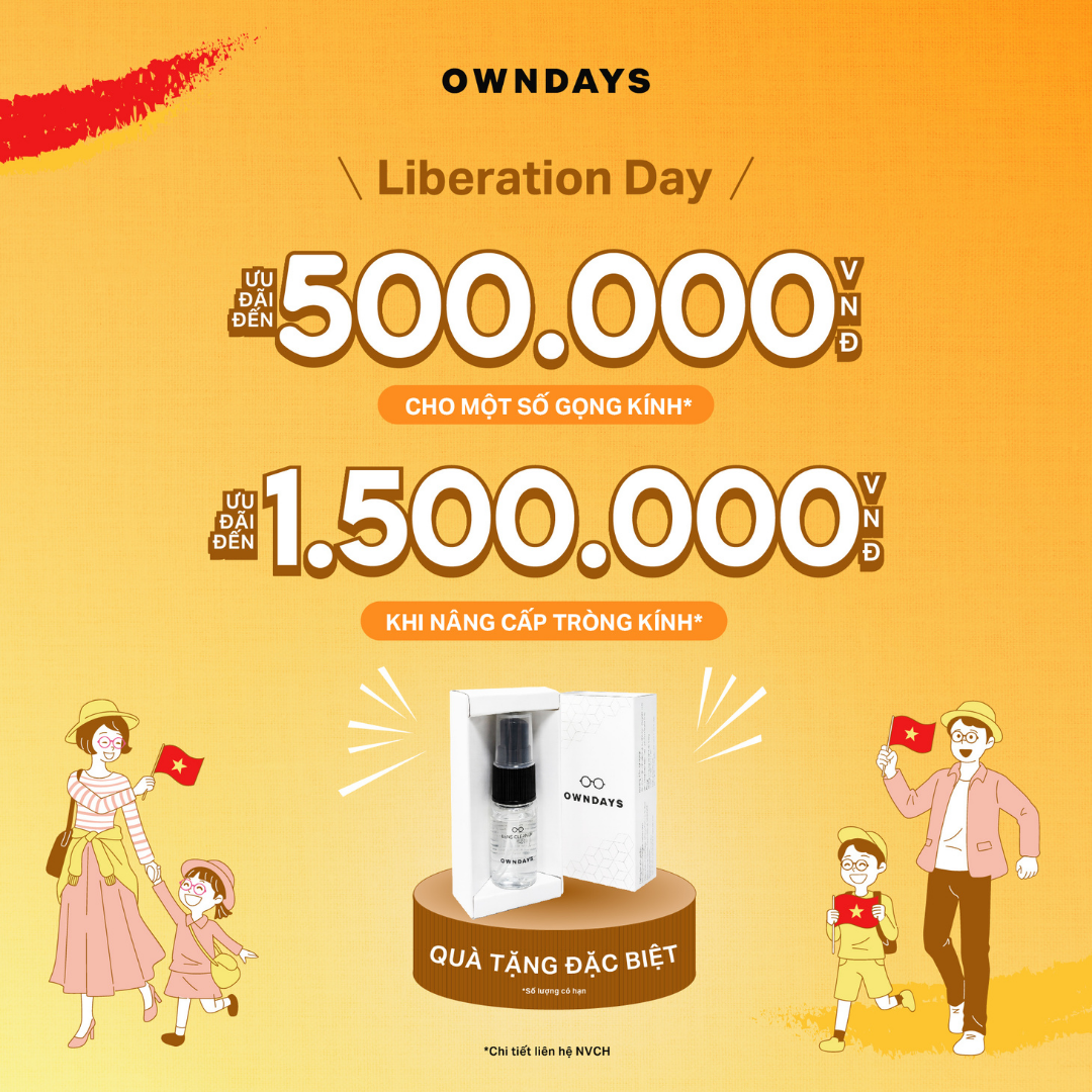 KÍNH MẮT NHẬT BẢN OWNDAYS - SẮM KÍNH CHUẨN GU - VI VU ĐẠI LỄ