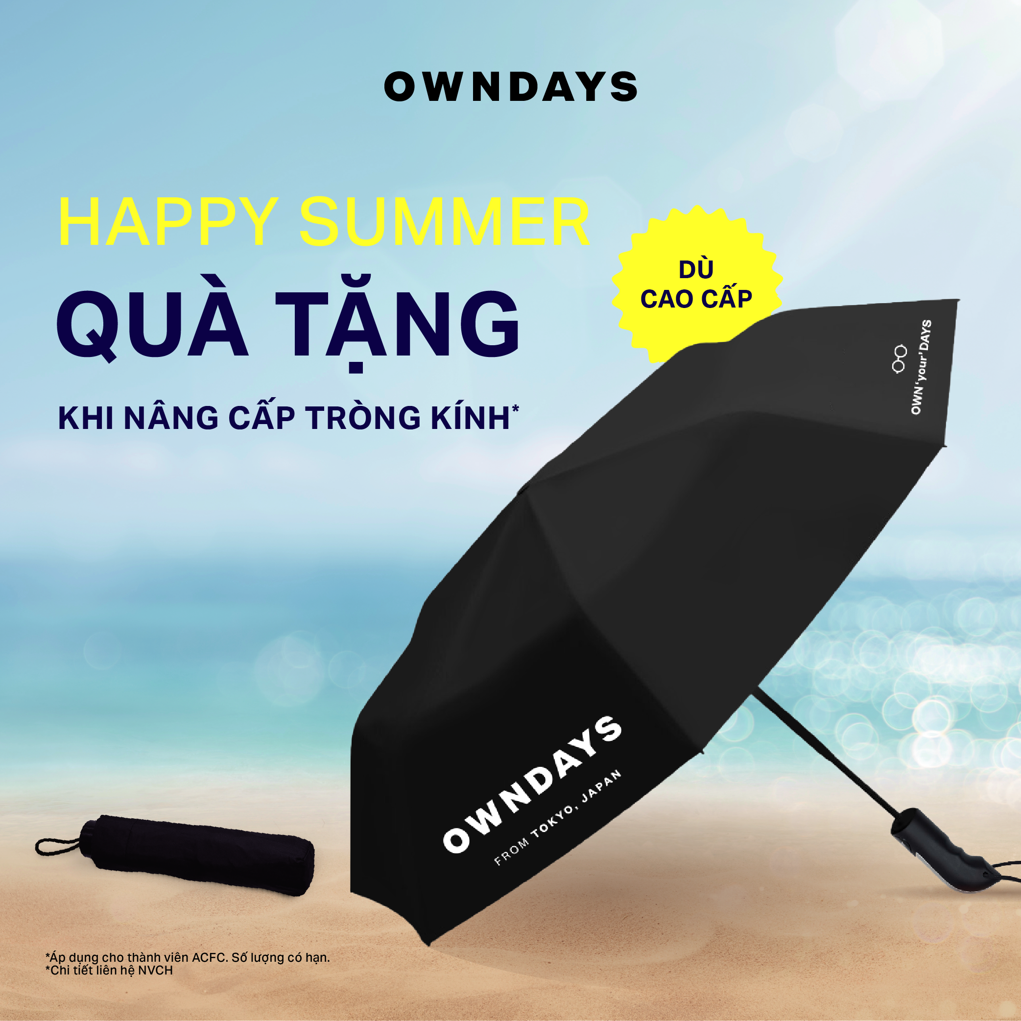 OWNDAYS JAPANESE EYEWEAR - HAPPY SUMMER, RECEIVE LOVELY GIFTS FROM OWNDAYS