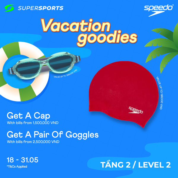 GET FREE SWIMMING GOGGLES & CAPS WHEN SHOPPING SPEEDO AT SUPERSPORTS! 🌊🏖️