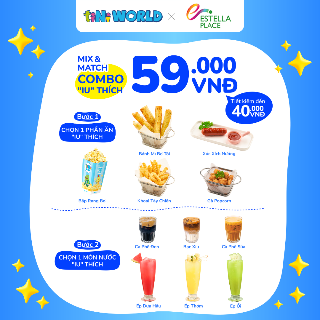 MIX & MATCH YOUR FAVORITE COMBO FOR ONLY 59K AT TINIWORLD😋