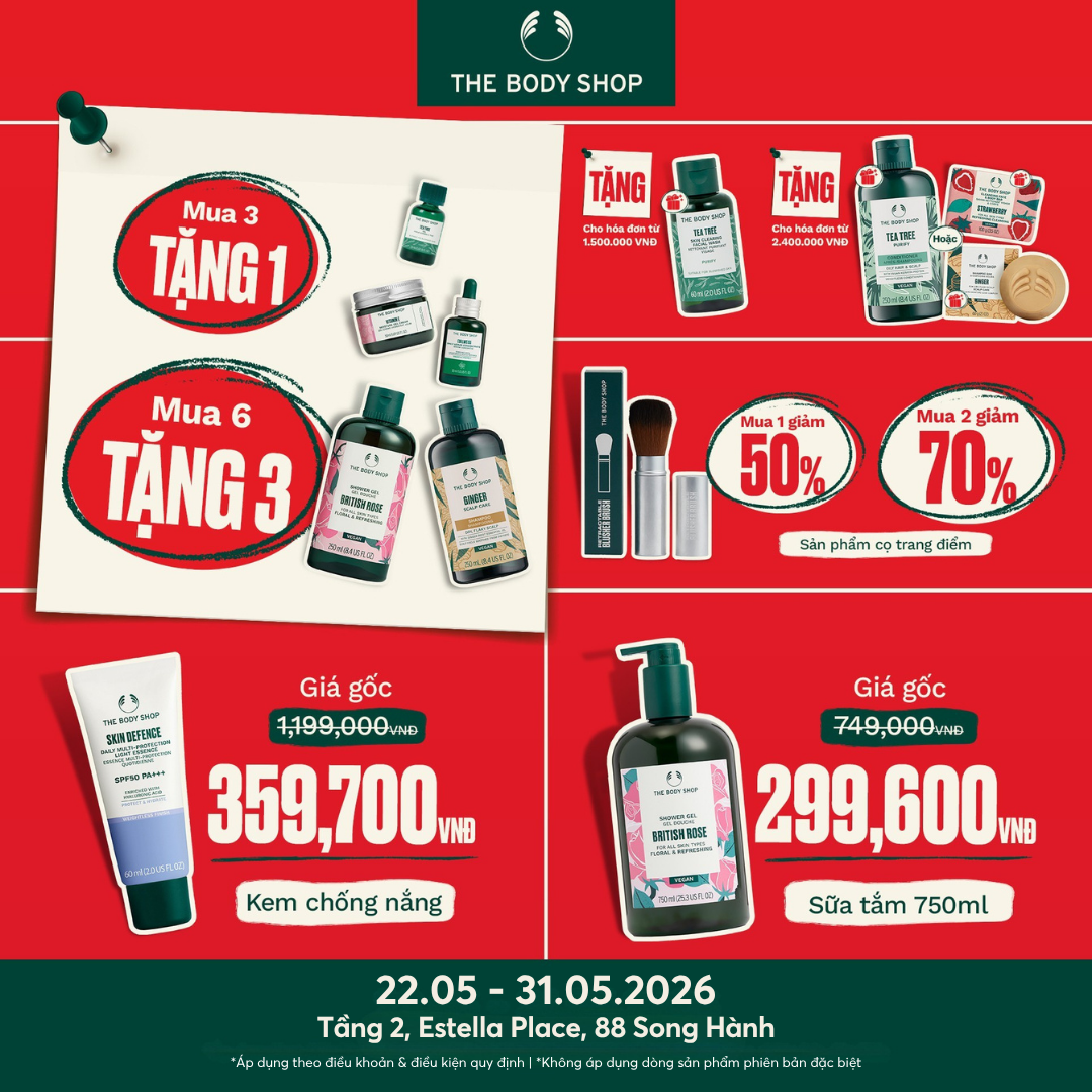 THE MAY SALE HAS OFFICIALLY RETURNED! 💚  THE BIGGEST SUPER SALE OF THE YEAR FROM THE BODY SHOP 💥