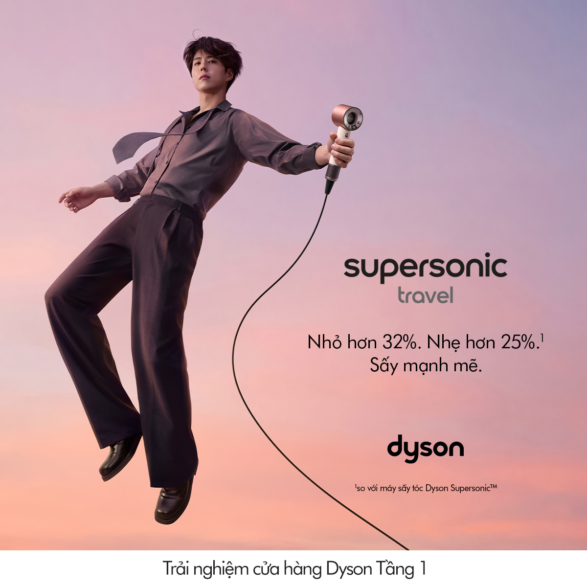 OFFICIALLY LAUNCHING THE DYSON SUPERSONIC TRAVEL HAIR DRYER – A NEW JOURNEY BEGINS WITH PARK BO-GUM ✨
